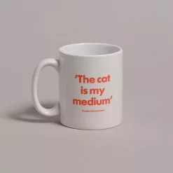 Cornflower Limited Carolee Schneemann 'The Cat Is My Medium' Mug