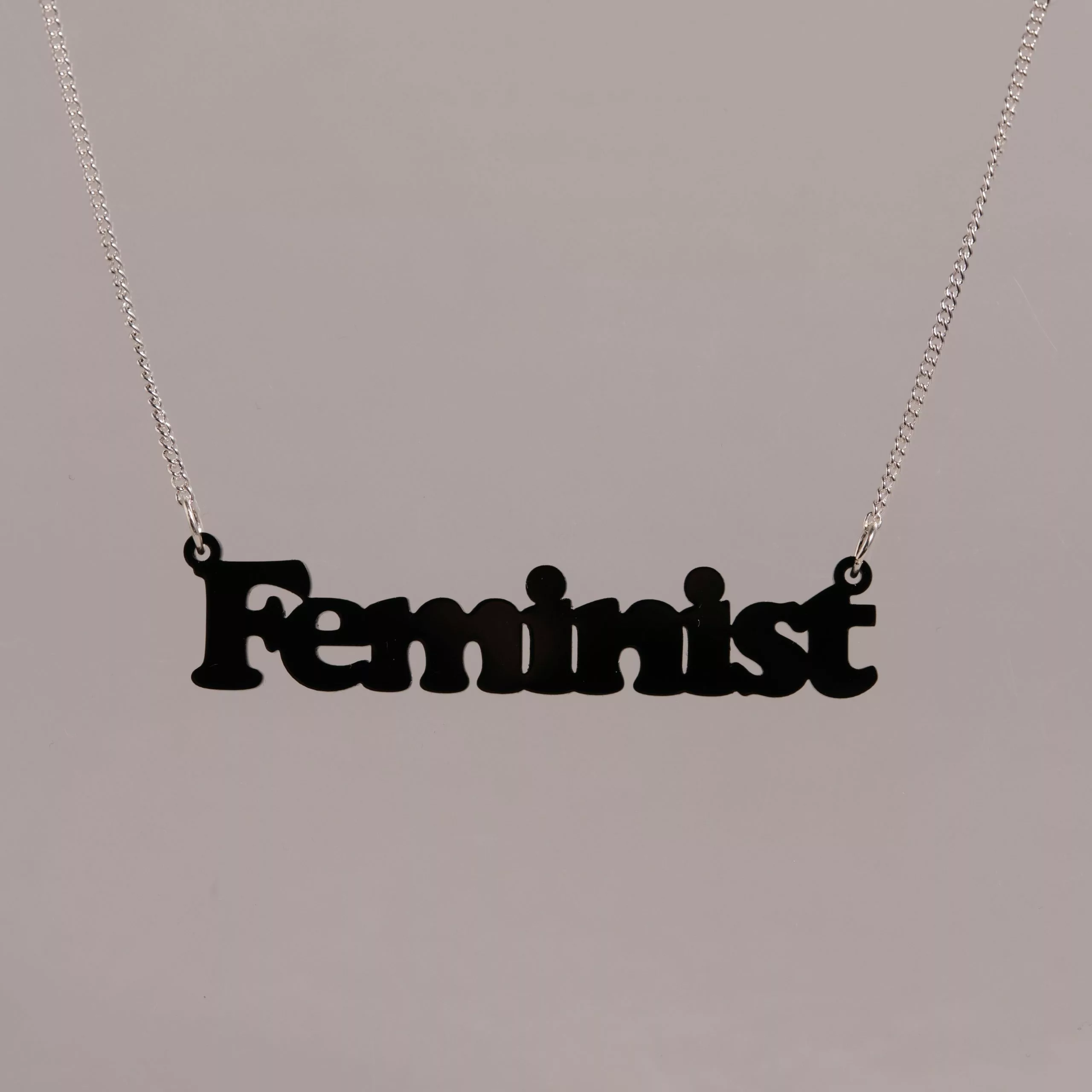 Feminist Slogan Necklace By Tatty Devine 3 Feminist Slogan Necklace By Tatty Devine