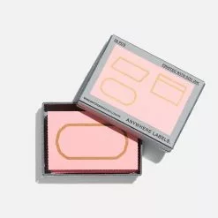 Before Breakfast Sticky Labels Pink Anywhere