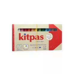Dynamic Distribution Kitpas Rice Bran Wax Crayon 12 Colours