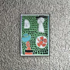 Heads & Oranges Screen Print From Hart Club