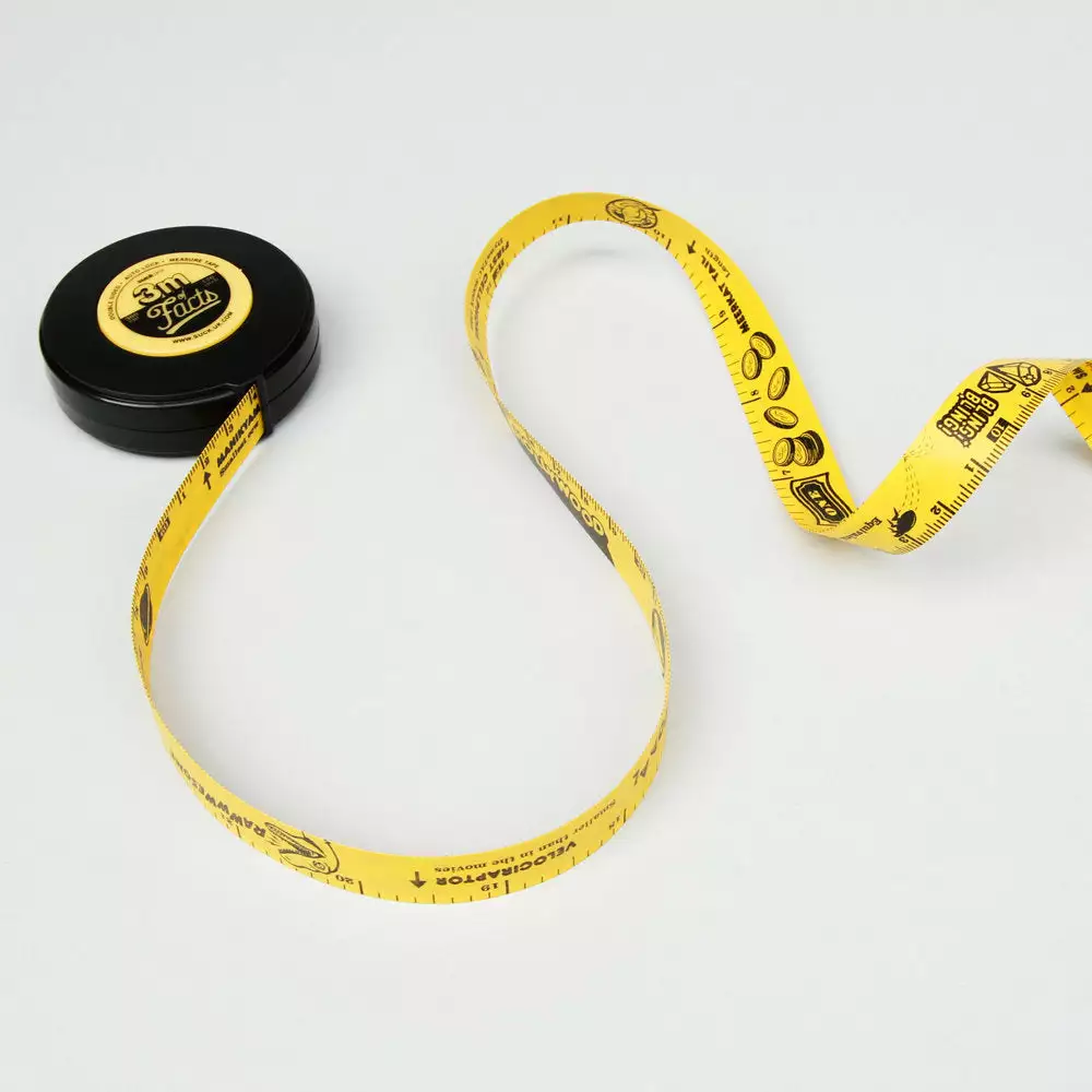 Suck UK Ltd 3 Metres Of Facts Measuring Tape 4 Suck UK Ltd 3 Metres Of Facts Measuring Tape - Image 3