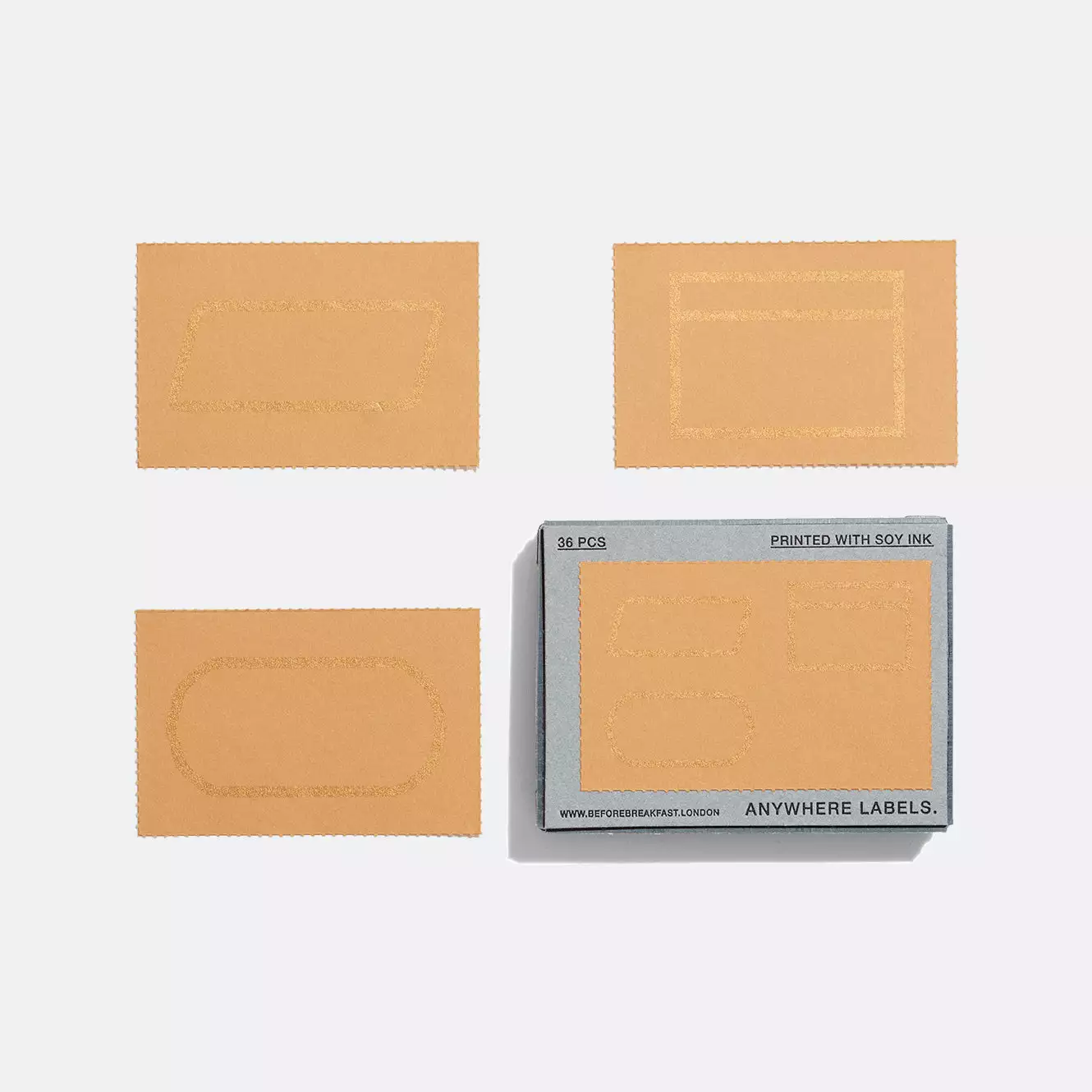 Before Breakfast Caramel Anywhere Sticky Labels 4 Before Breakfast Caramel Anywhere Sticky Labels - Image 2