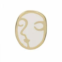 Acorn & Will Ltd Abstract Face Enamel Pin Badge