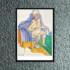 King And McGaw Ltd Alice Neel A3 Print, Self-Portrait, 1980