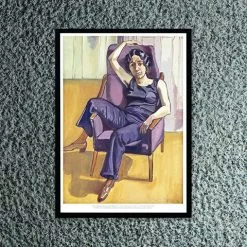 King And McGaw Ltd Alice Neel A3 Print, Marxist Girl (Irene Peslikis), 1972