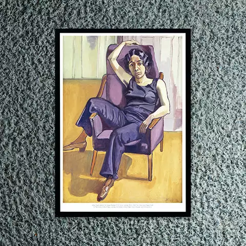 King And McGaw Ltd Alice Neel A3 Print, Marxist Girl (Irene Peslikis), 1972 -Prints shop AliceNeelposter2