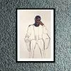 King And McGaw Ltd Alice Neel A3 Print, Black Draftee (James Hunter), 1965 -Prints shop AliceNeelposter4