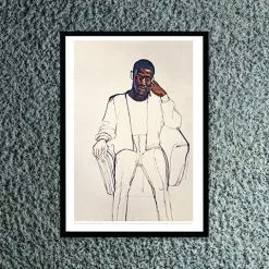 King And McGaw Ltd Alice Neel A3 Print, Black Draftee (James Hunter), 1965