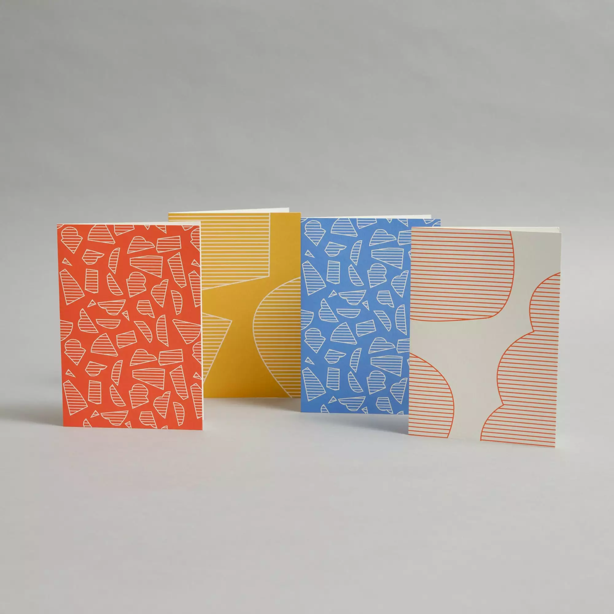 Ola Studio Limited Red Patterned Akari Card By Ola 4 Ola Studio Limited Red Patterned Akari Card By Ola - Image 2