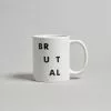 Firebrand Promotions Limited White Brutal Mug -Prints shop Barbican 0018