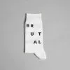 Look Mate London Ltd. White Brutal Socks