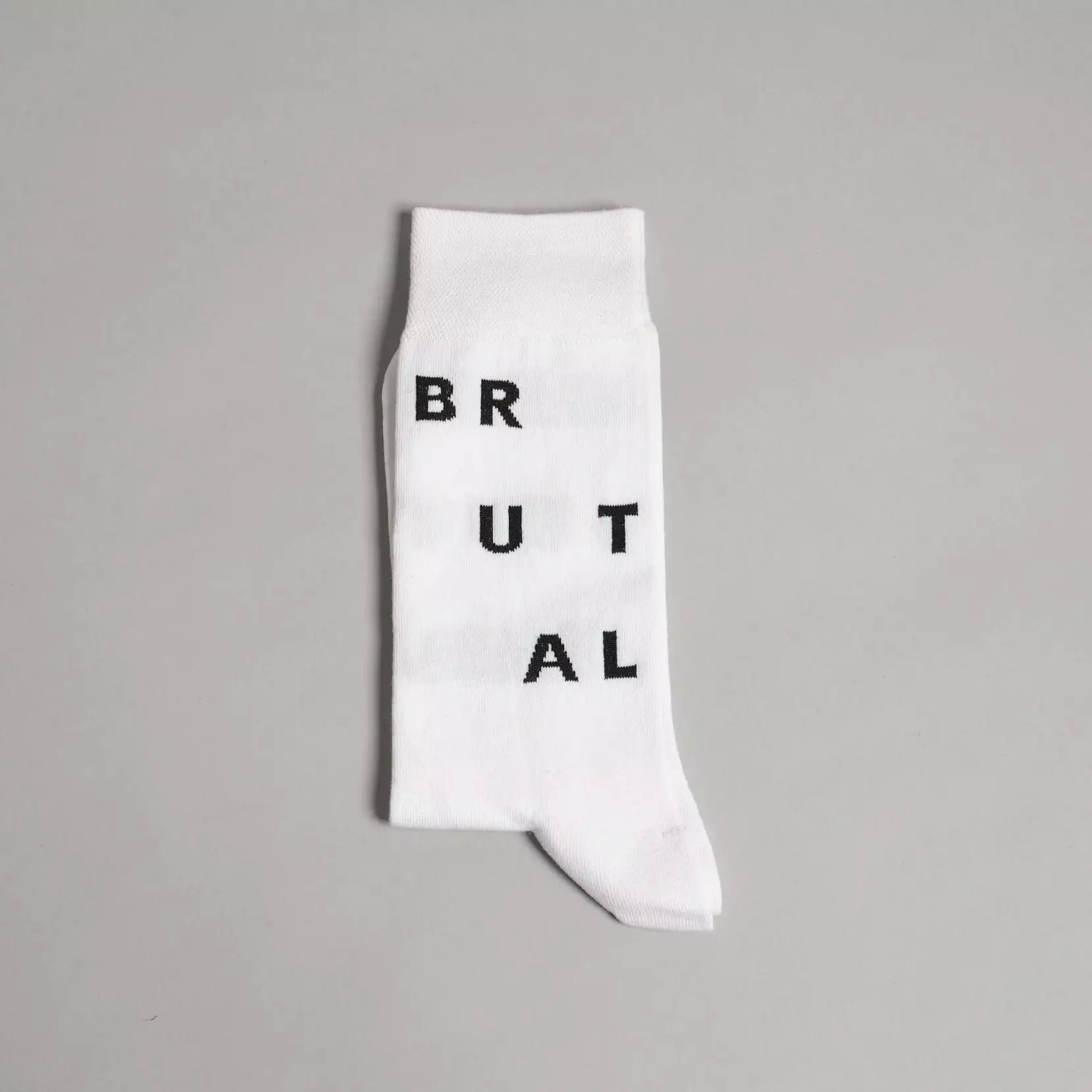 Look Mate London Ltd. White Brutal Socks 3 Look Mate London Ltd. White Brutal Socks