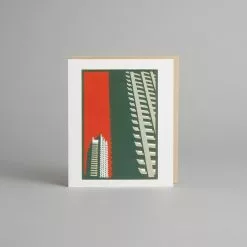 Art Angels Publishing Ltd Barbican Orange Card By Paul Catherall