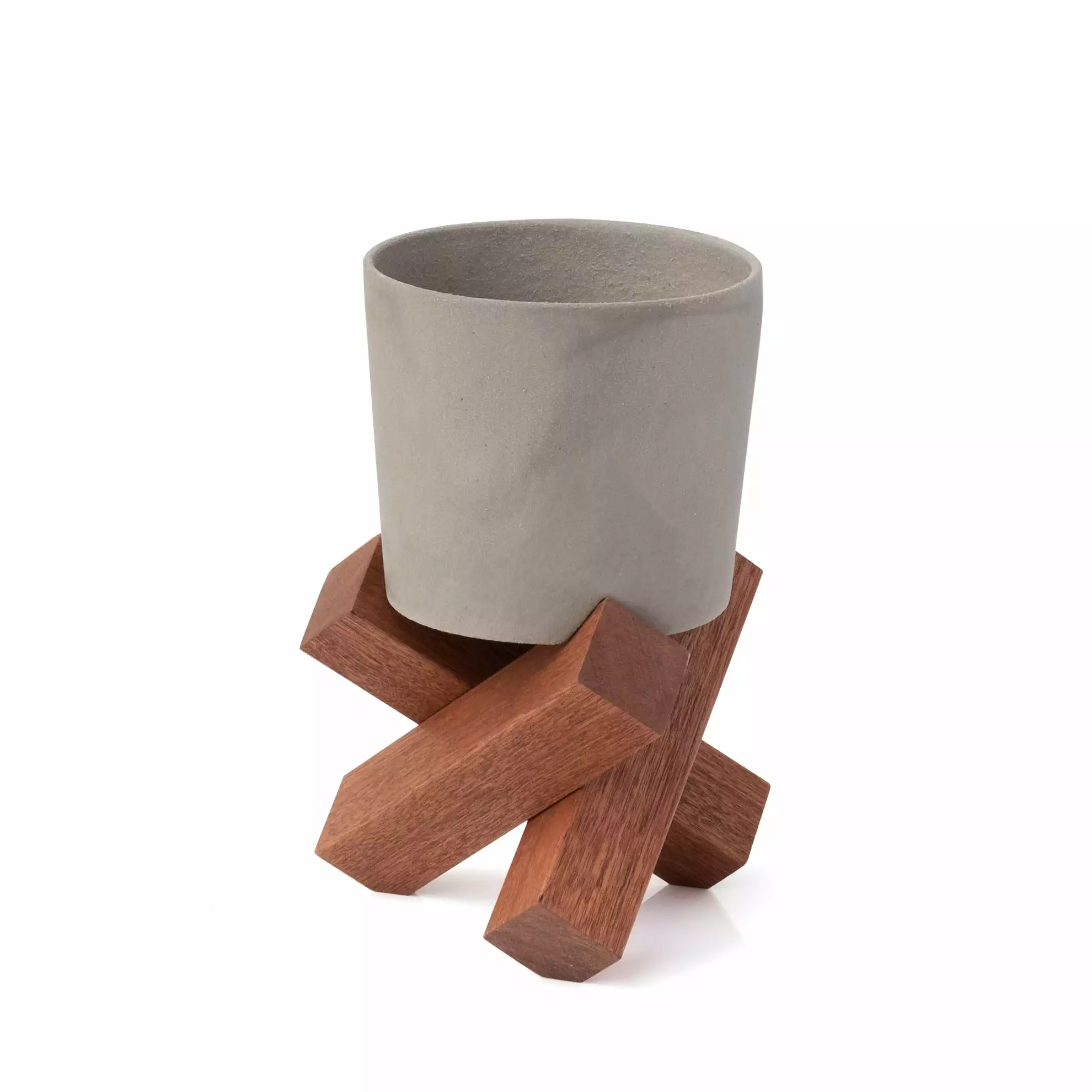 Desmond Lim Studio Small Sarang Pot With Stand 4 Desmond Lim Studio Small Sarang Pot With Stand - Image 2