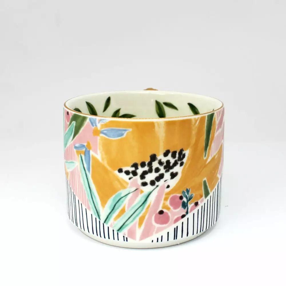 5025 Lifestyle T/a House Of Disaster Eden Stripes Ceramic Mug 4 5025 Lifestyle T/a House Of Disaster Eden Stripes Ceramic Mug - Image 2