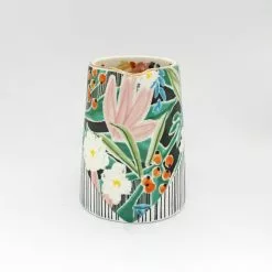 5025 Lifestyle T/a House Of Disaster Eden Stripes Ceramic Milk Jug -Prints shop EDEJUG 2