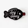 PUNKY PINS Soy Saucy Fish Enamel Pin Badge
