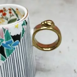 5025 Lifestyle T/a House Of Disaster Eden Stripes Ceramic Milk Jug -Prints shop Ede Jug 3