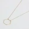 Big Metal Ltd Evi Hexagon Necklace
