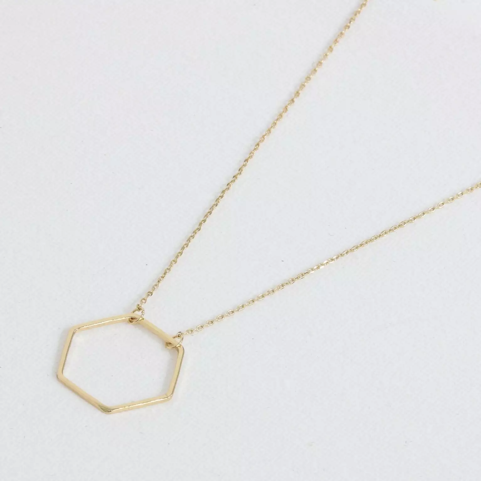 Big Metal Ltd Evi Hexagon Necklace 3 Big Metal Ltd Evi Hexagon Necklace