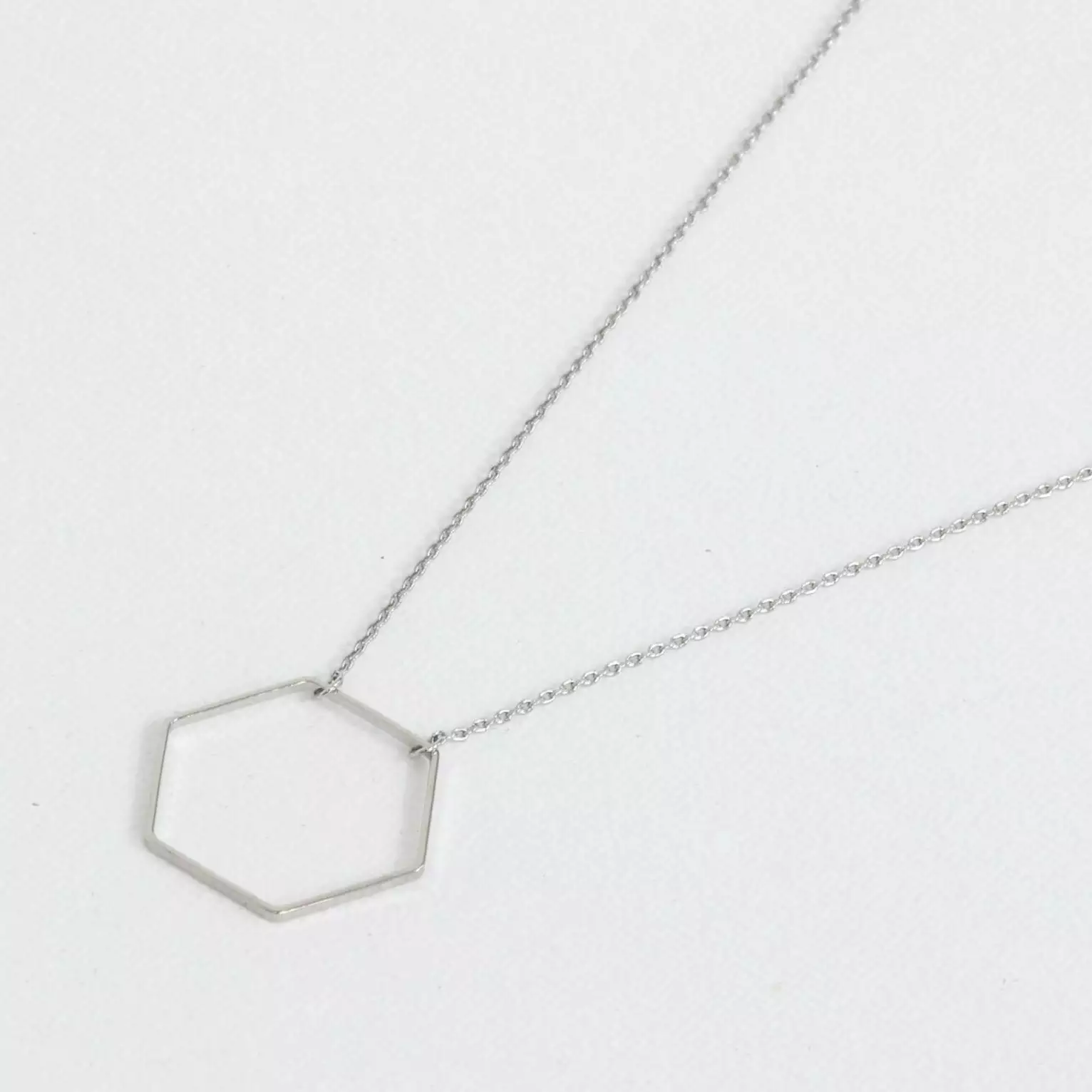 Big Metal Ltd Evi Hexagon Necklace 4 Big Metal Ltd Evi Hexagon Necklace - Image 2