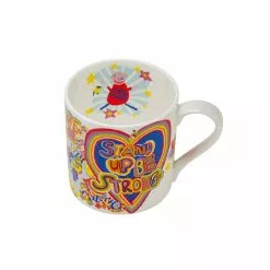 Arthouse Unlimited Full Of Joy Fine Bone China Mug