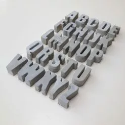 Katharine Whitfield T/a An Artful Life Concrete Letter