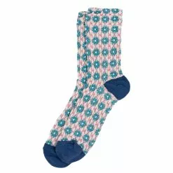 JOE COOL (UK) Ltd Embossed Flora Blue Women's Socks