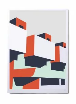 Barbican Lakeside Terrace Print By Laura Knight Studio