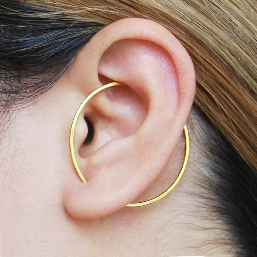 Otis Jaxon Ltd. Gold Round Ear Cuffs By Otis Jaxon 4 Otis Jaxon Ltd. Gold Round Ear Cuffs By Otis Jaxon - Image 2