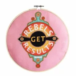Cotton Clara Rebels Get Results Embroidery Kit