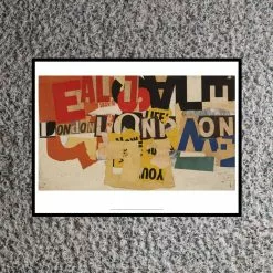 King And McGaw Ltd Austin Reed Maquette, 1958 Print By Robyn Denny