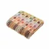 Abraham Moon & Sons Ltd Rainbow Ribbon Blanket Beige Multi