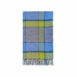 Abraham Moon & Sons Ltd Alfresco Thopeness Blanket Sea Blue
