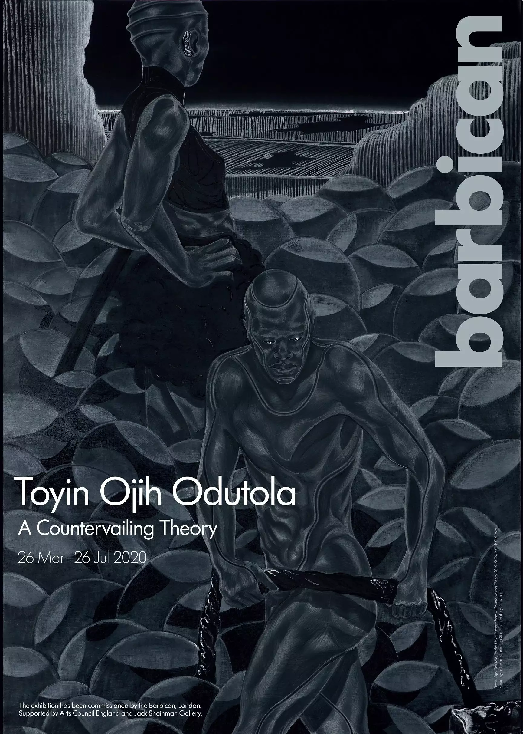 Barbican Marketing Toyin Ojih Odutola Exhibition Poster 4 Barbican Marketing Toyin Ojih Odutola Exhibition Poster - Image 2