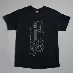 Cornflower Limited Black Barbican Architecture Collection T-shirt