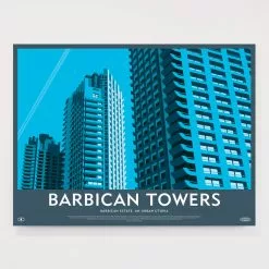 Dorothy Creative Limited Company Barbican Towers Print By Dorothy