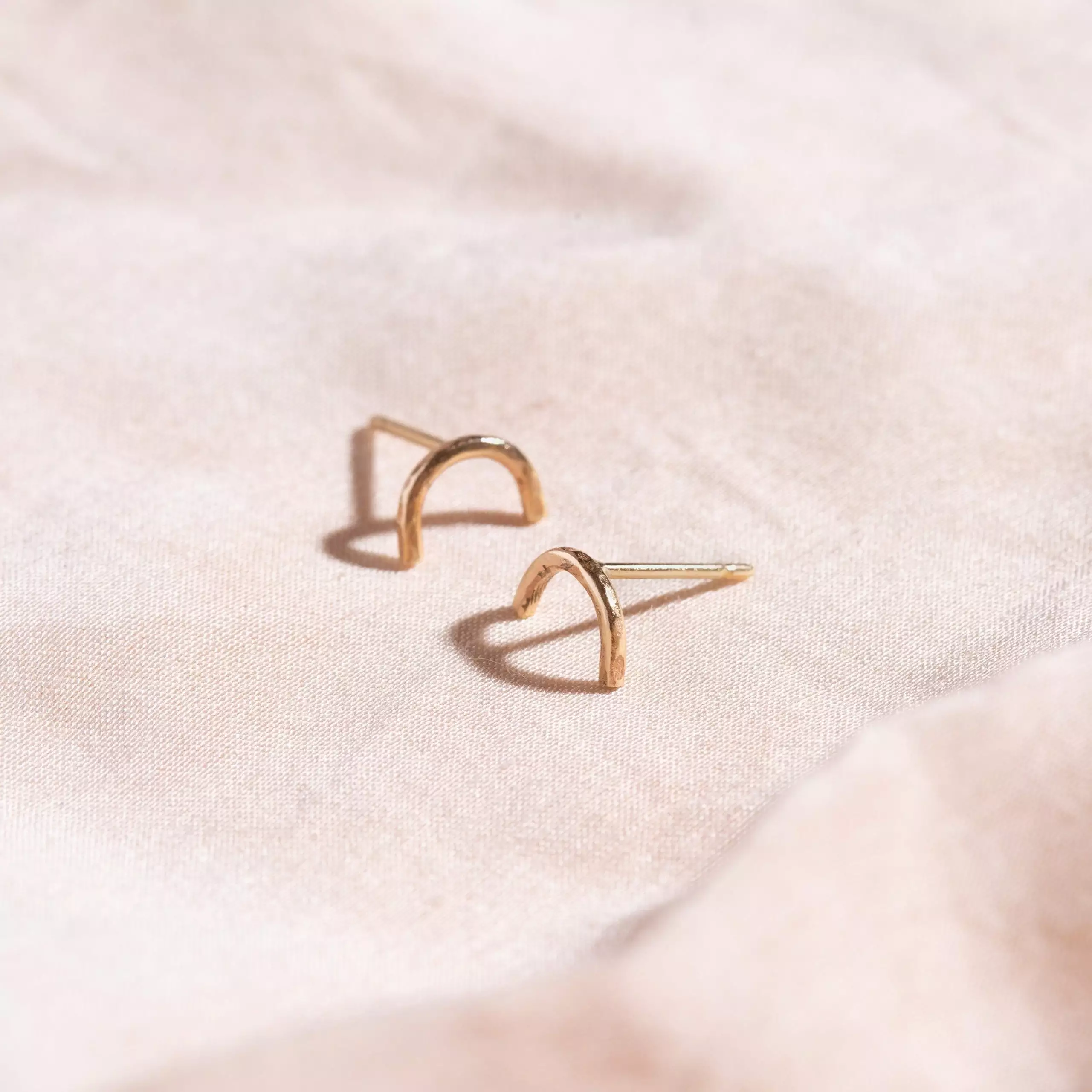 Bonnie Doonan T/a Studio Adorn Gold Arch Studs By Studio Adorn 4 Bonnie Doonan T/a Studio Adorn Gold Arch Studs By Studio Adorn - Image 2