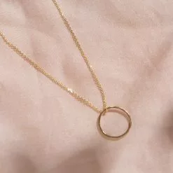 Bonnie Doonan T/a Studio Adorn Gold Mini Circle Necklace By Studio Adorn
