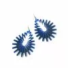 Rentaro Nishimura Serpent Blue 3D Printed Drop Earrings