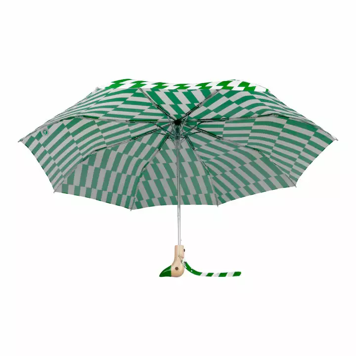 ODH Ltd (Original Duckhead) Green Kelly Bars Eco-Friendly Duckhead Umbrella 5 ODH Ltd (Original Duckhead) Green Kelly Bars Eco-Friendly Duckhead Umbrella - Image 3