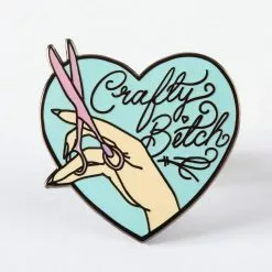 PUNKY PINS Crafty Bitch Enamel Pin
