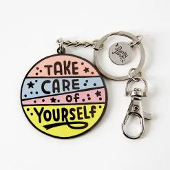 PUNKY PINS Take Care Of Yourself Enamel Keyring